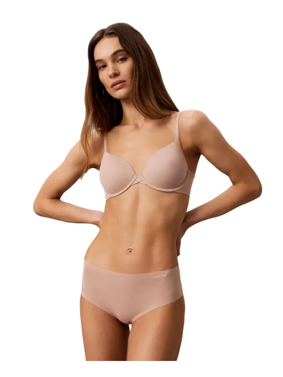 Трусы-слипы женские бесшовные из микрофибры с эффектом невидимости Calvin Klein — изображение 5 из 7, кедр