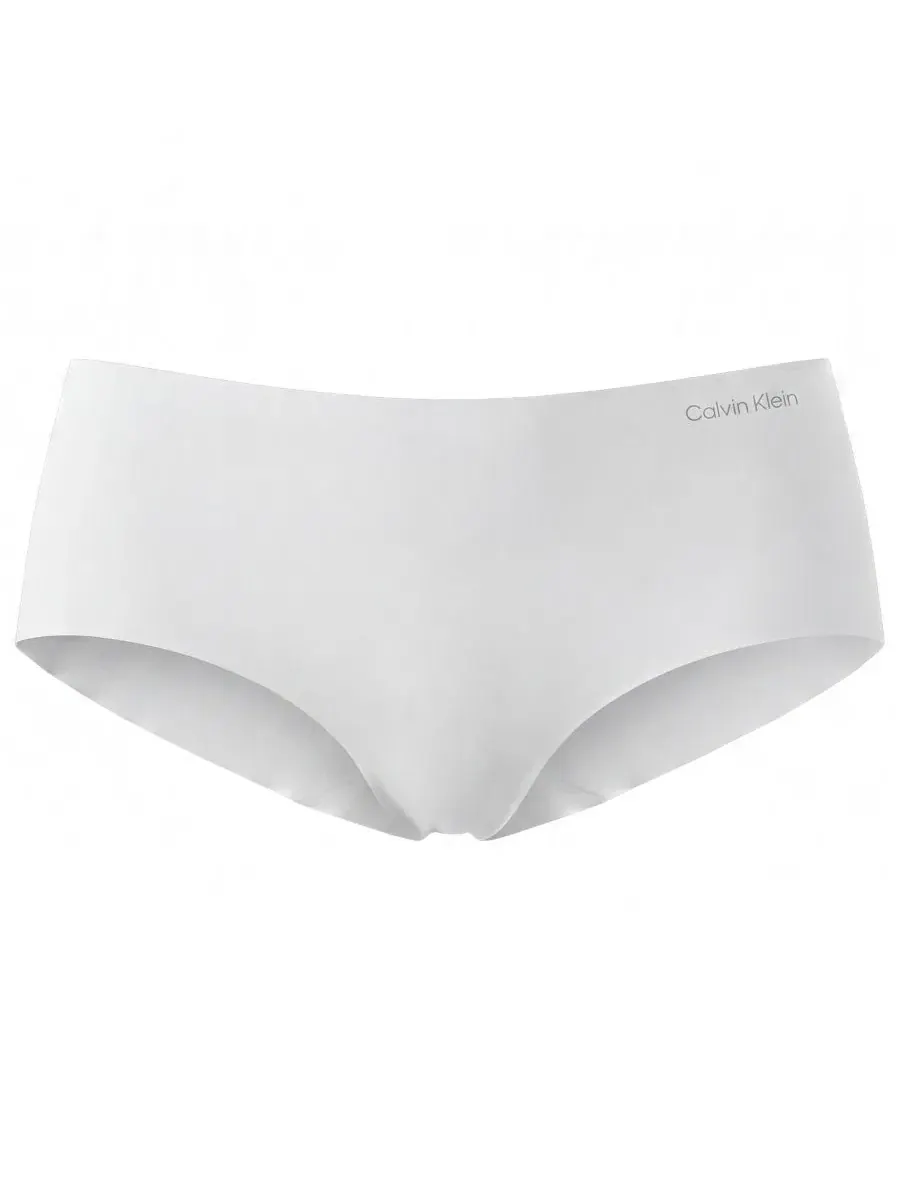 Трусы-слипы женские бесшовные из микрофибры с высокой посадкой Calvin Klein — изображение 7 из 7, классический белый