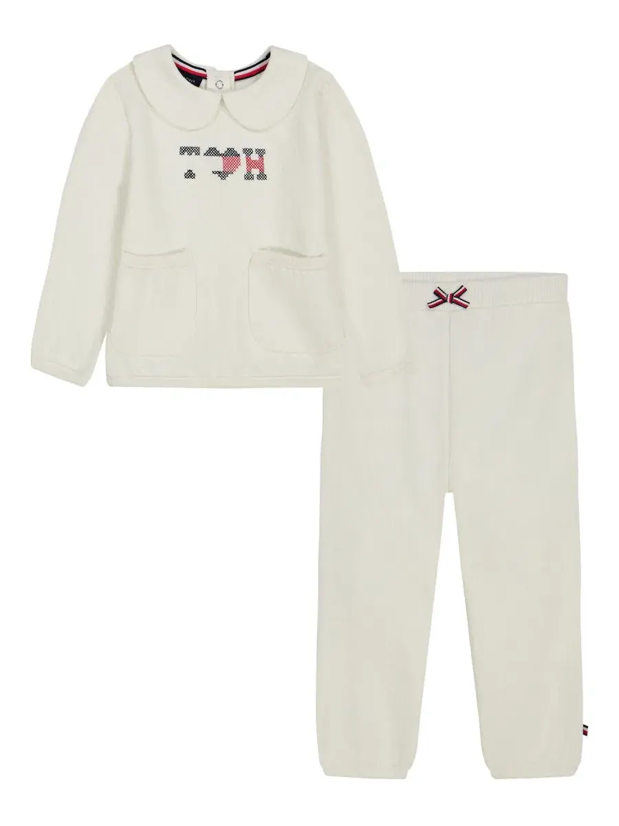 Комплект из топа и брюк с длинным рукавом Tommy Hilfiger — изображение 2 из 6, цапля