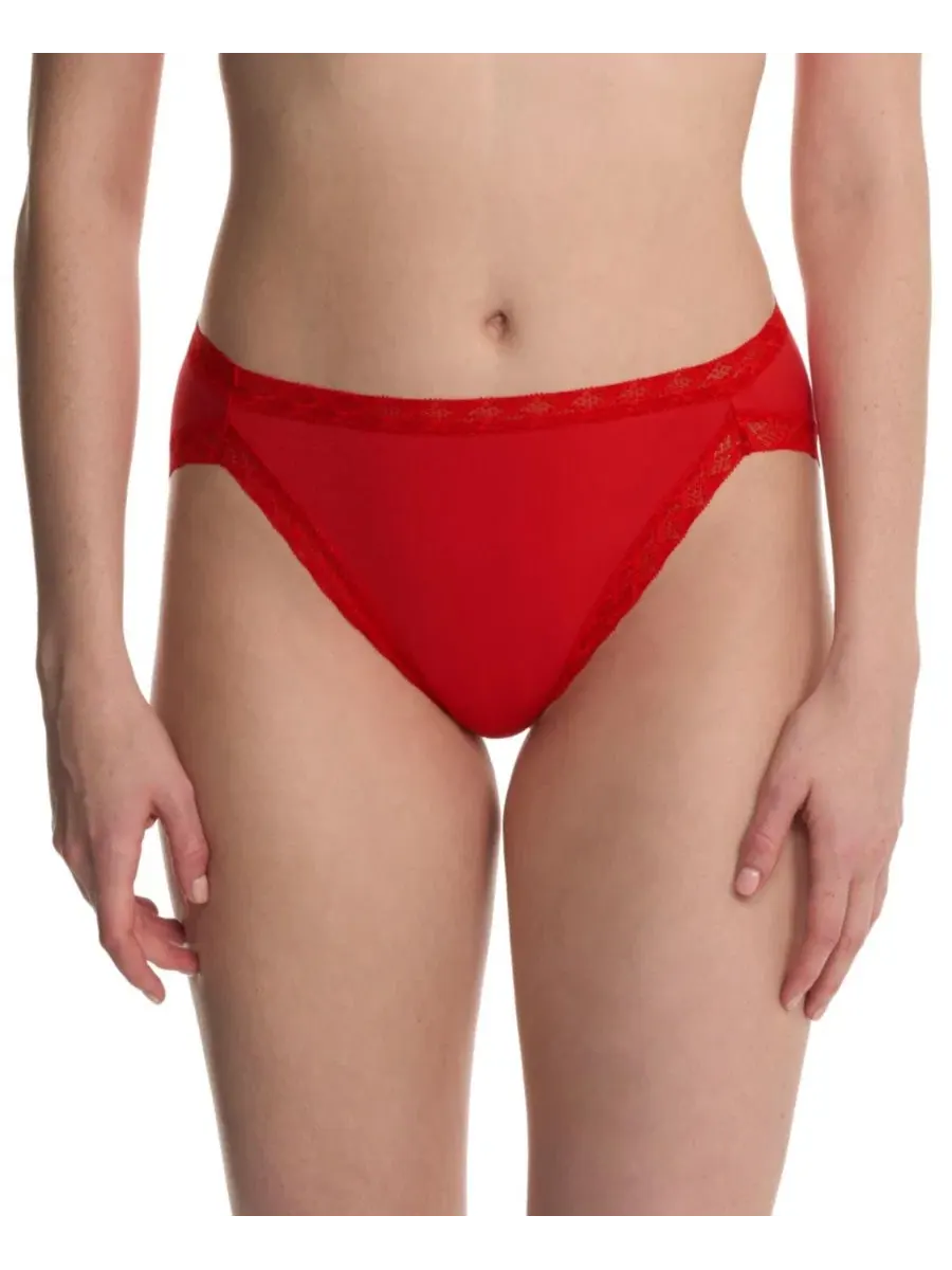 Комплект из 3 трусов-слипов Natori Bliss, Neon Coral/Greystone/Paprika — изображение 4 из 4