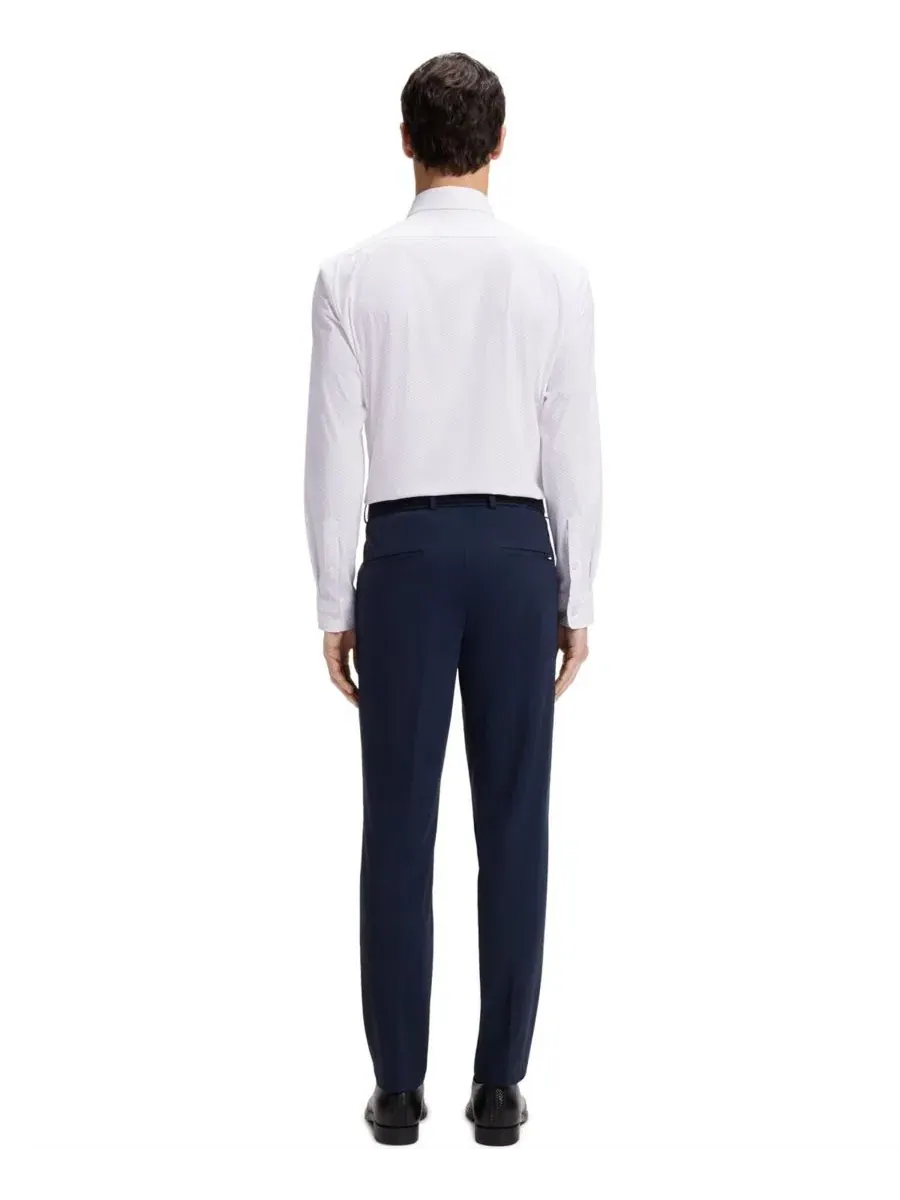 Рубашка с длинным рукавом Performance-Stretch Jersey Hugo Boss — изображение 5 из 5, розовый