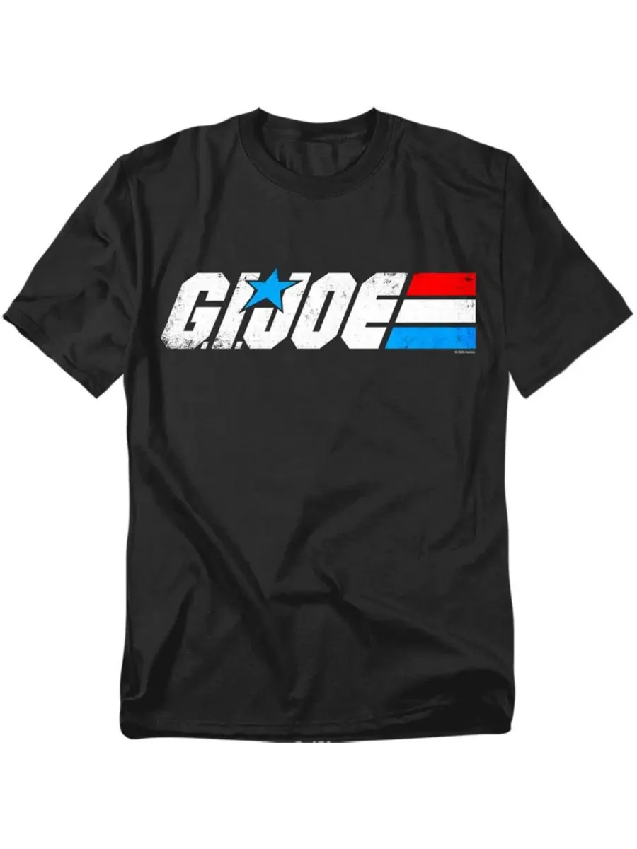Футболка с принтом G.I. Joe Distressed Logo Hasbro+ — изображение 1 из 3, приглушенный