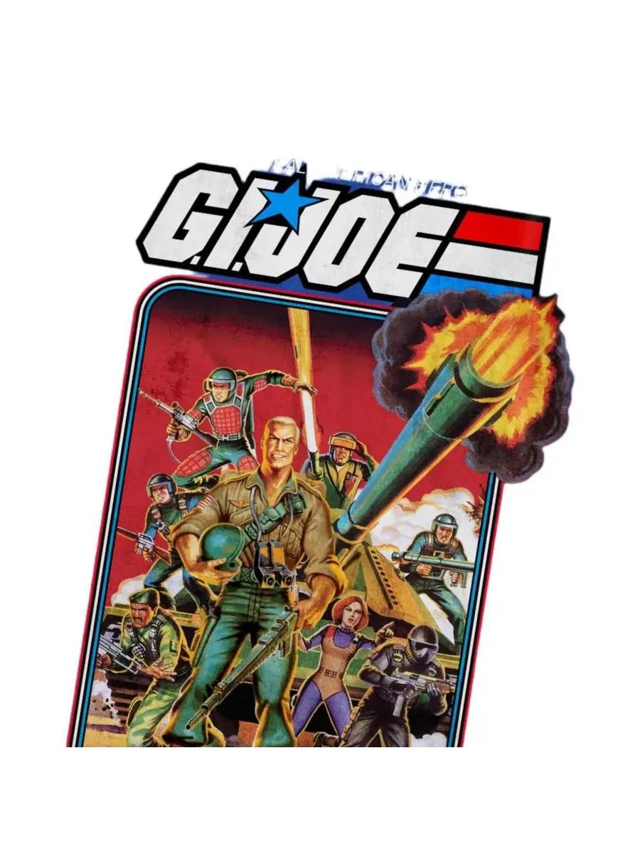 Футболка с принтом G.I. Joe Hero Group Hasbro+ — изображение 3 из 3, черный