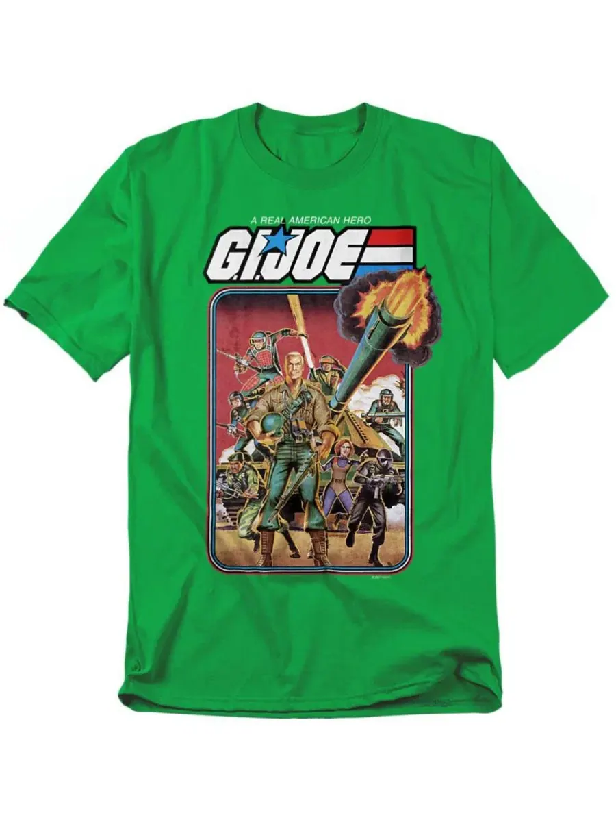 Футболка с принтом G.I. Joe Hero Group Hasbro+ — изображение 1 из 3, зеленый