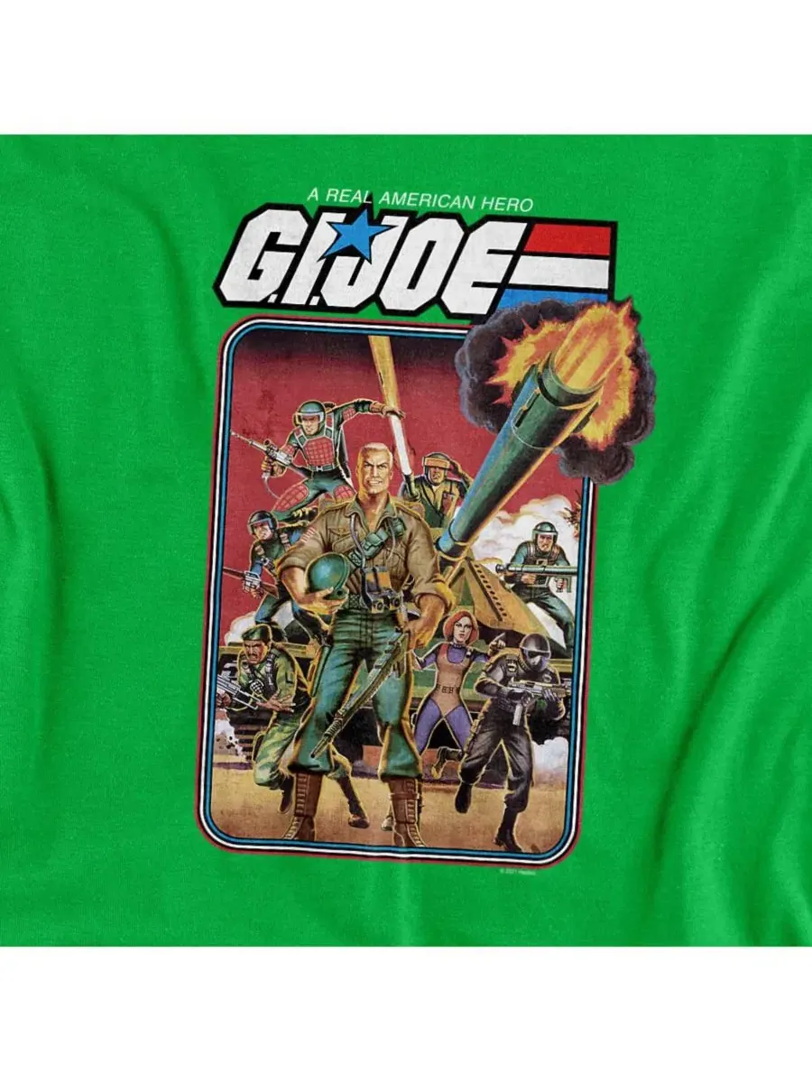 Футболка с принтом G.I. Joe Hero Group Hasbro+ — изображение 3 из 3, зеленый