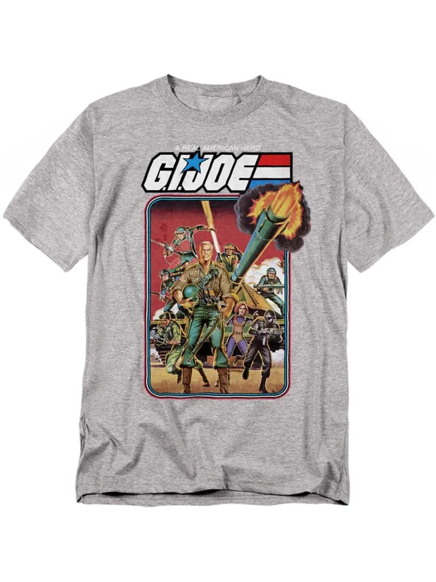 Футболка с принтом G.I. Joe Hero Group Hasbro+ — изображение 1 из 3, приглушенный