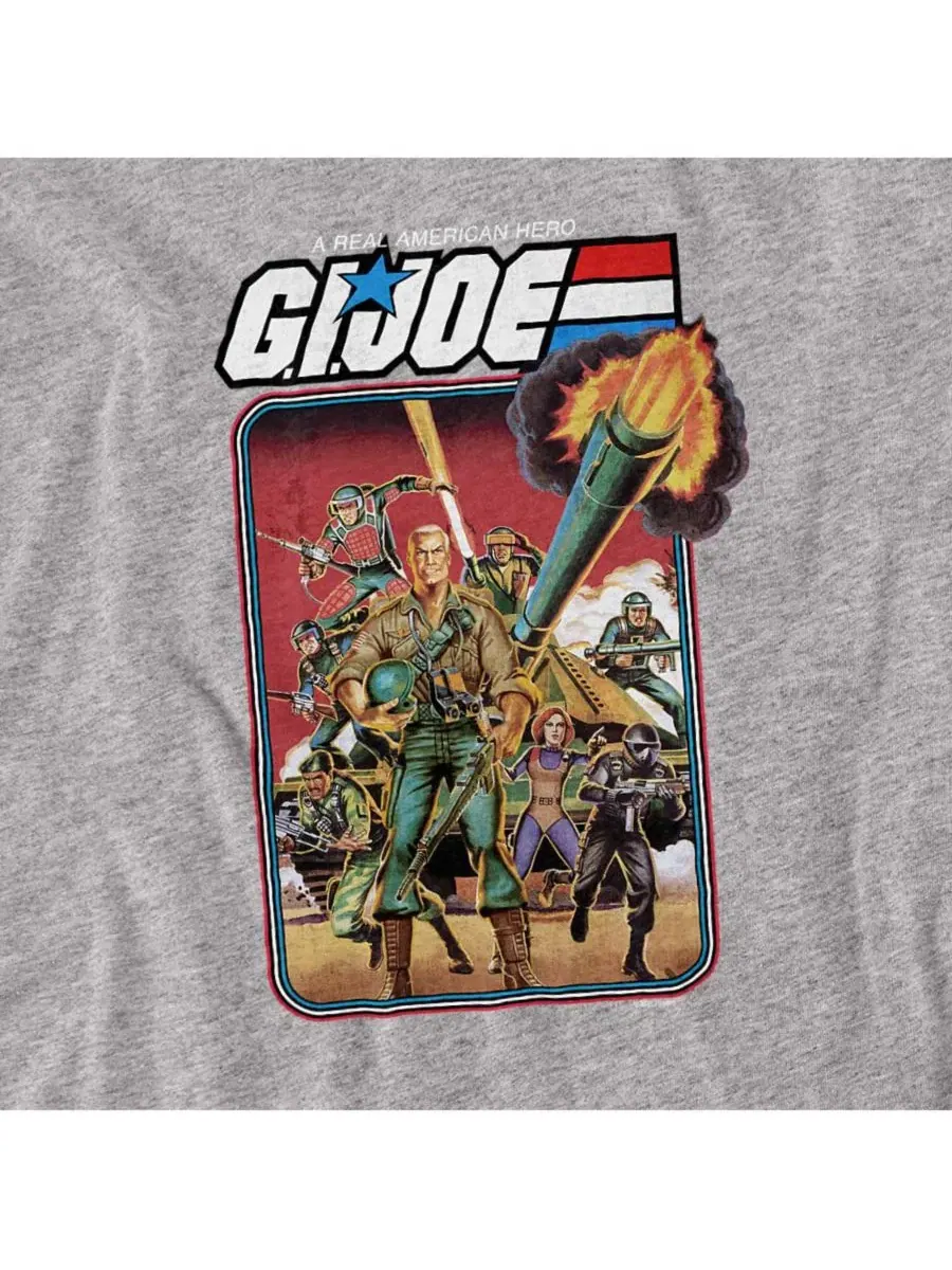 Футболка с принтом G.I. Joe Hero Group Hasbro+ — изображение 3 из 3, приглушенный