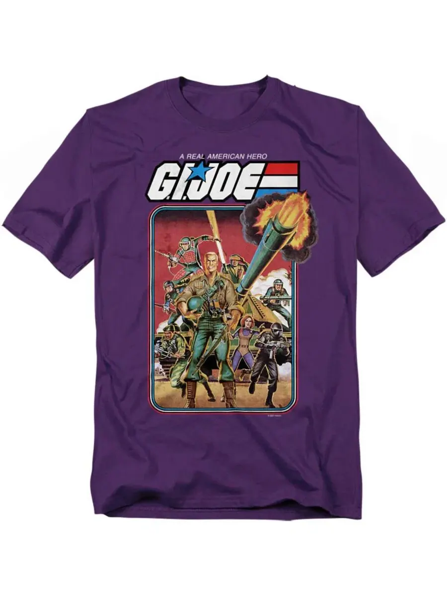 Футболка с принтом G.I. Joe Hero Group Hasbro+ — фиолетовый