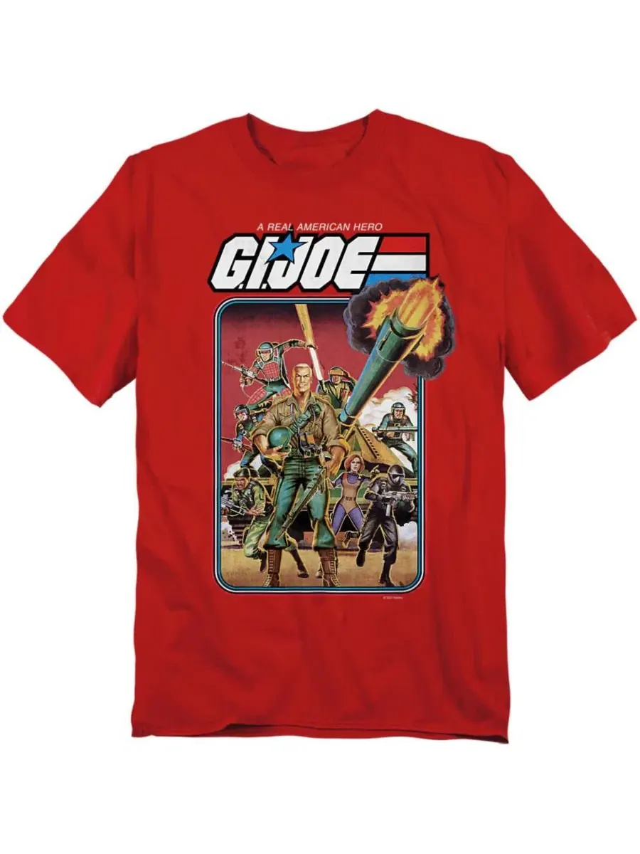 Футболка с принтом G.I. Joe Hero Group Hasbro+ — изображение 1 из 3, красный