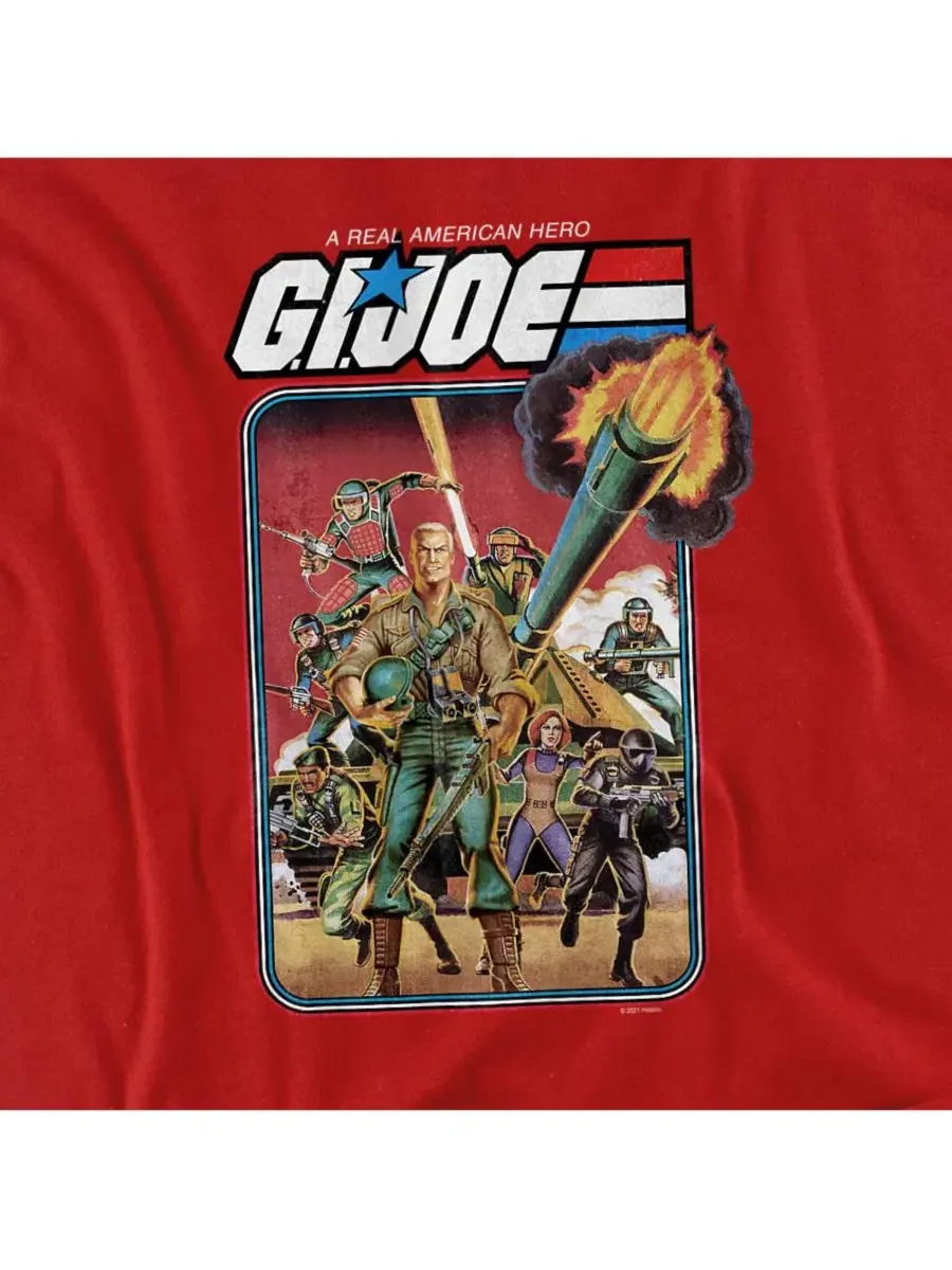Футболка с принтом G.I. Joe Hero Group Hasbro+ — изображение 2 из 3, красный