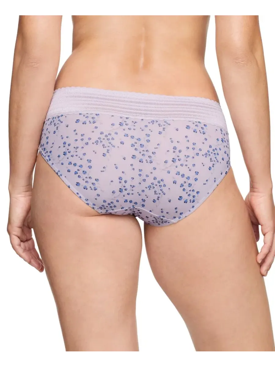 Трусы-слипы с кружевным поясом, модель No Pinching No Problems Warner's, Orchid Hush Printemps — изображение 2 из 2