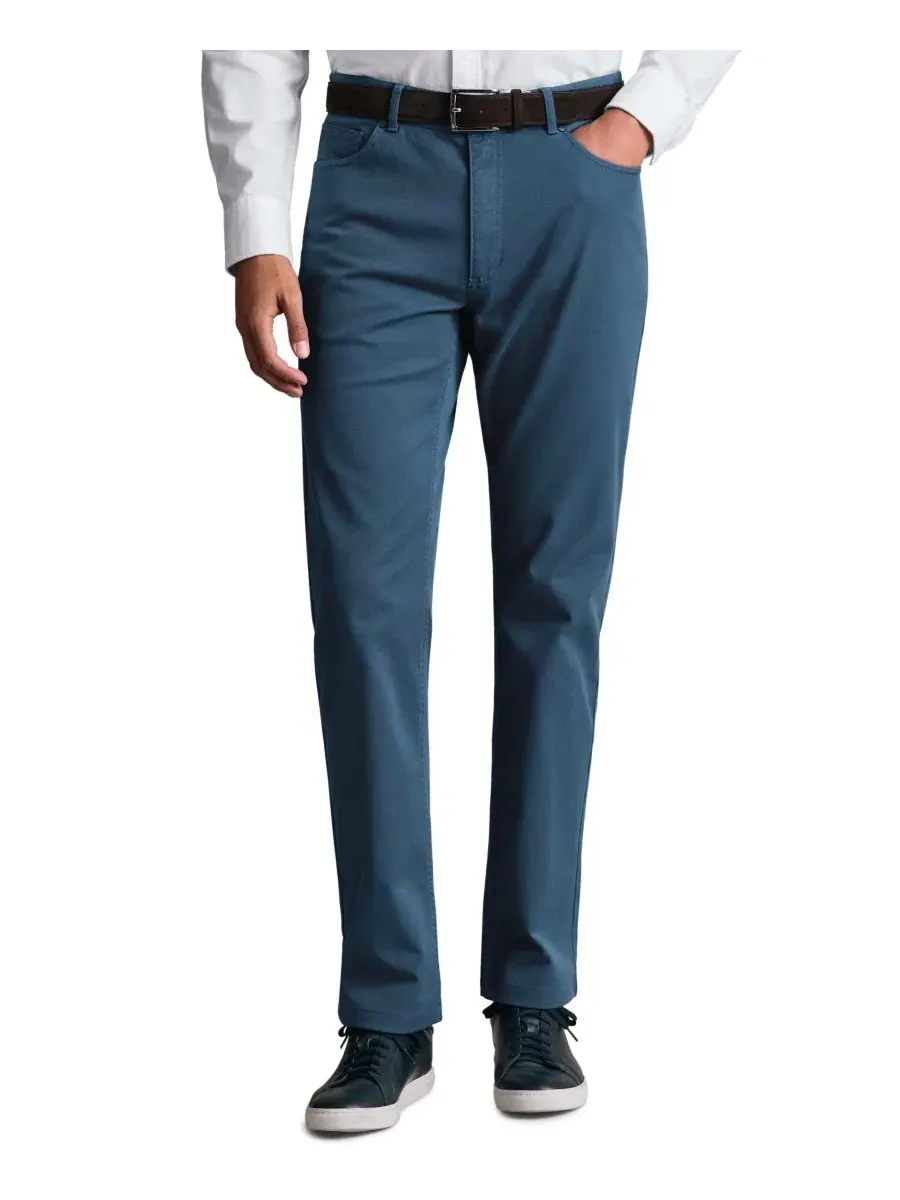 Джинсы прямого кроя Slim Fit Charles Tyrwhitt — синий