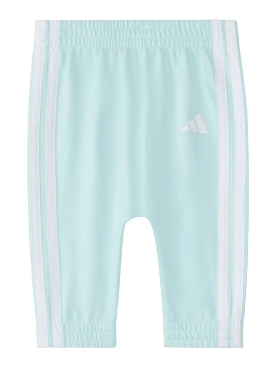Комплект из боди с длинным рукавом и брюк для малышей adidas — изображение 4 из 4, мятный