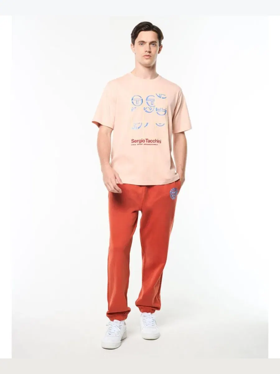 Футболка с принтом Vincere Sergio Tacchini — изображение 3 из 5, песочный