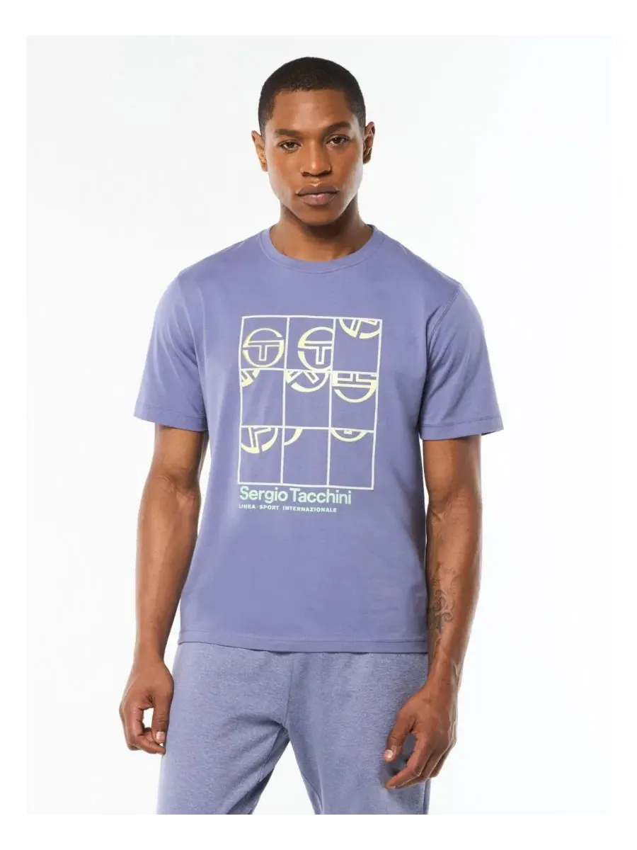 Мужская футболка с принтом Vincere Sergio Tacchini, Heron — изображение 1 из 5