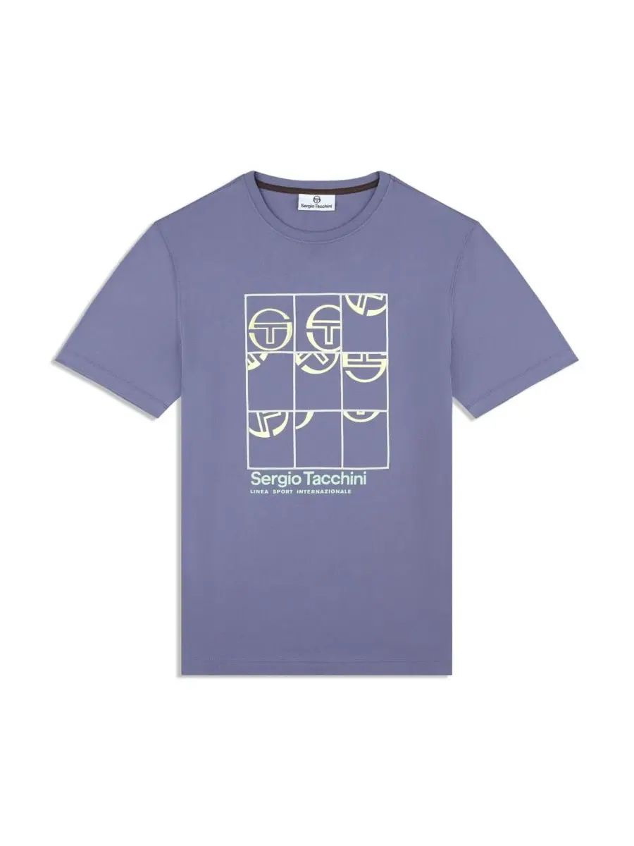 Мужская футболка с принтом Vincere Sergio Tacchini, Heron — изображение 4 из 5