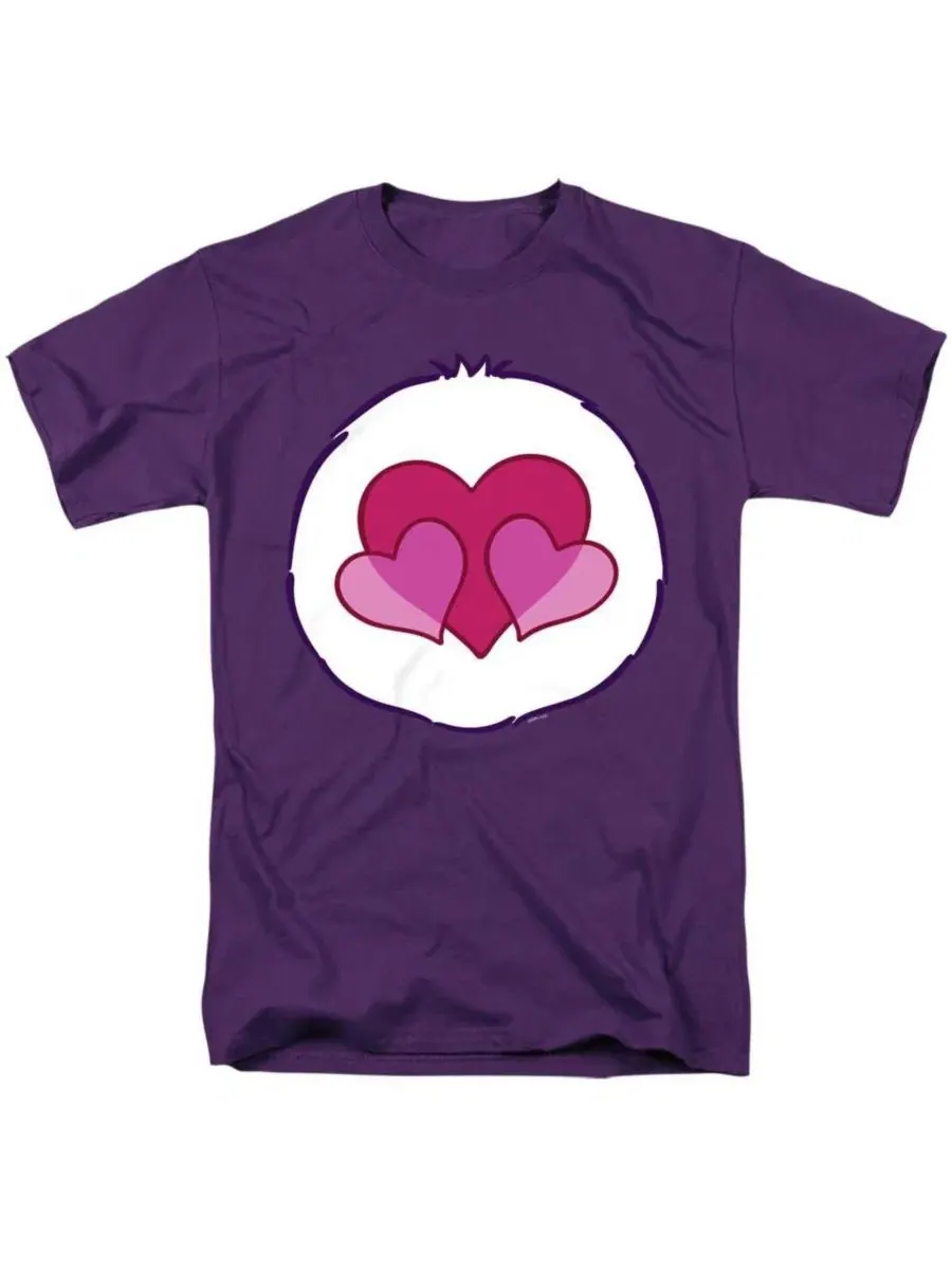 Футболка хлопковая с принтом Harmony Belly Care Bears — фиолетовый