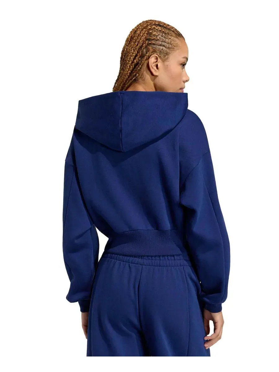 Женская куртка-худи на молнии с капюшоном из флиса Essentials Contemporary Full-Zip Hooded Jacket — изображение 5 из 5, синий