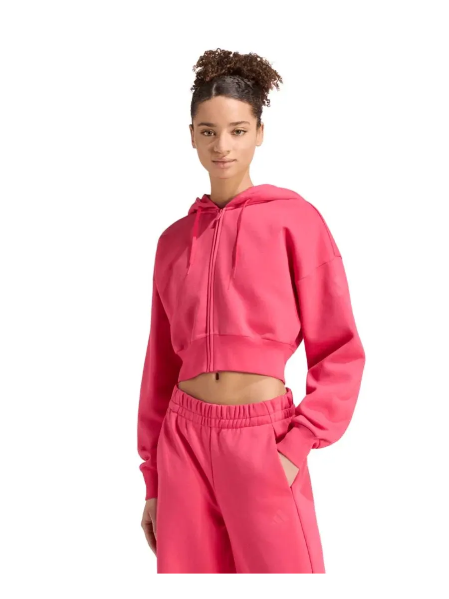 Женская куртка-худи на молнии Essentials Contemporary Fleece Full-Zip Hooded Jacket adidas