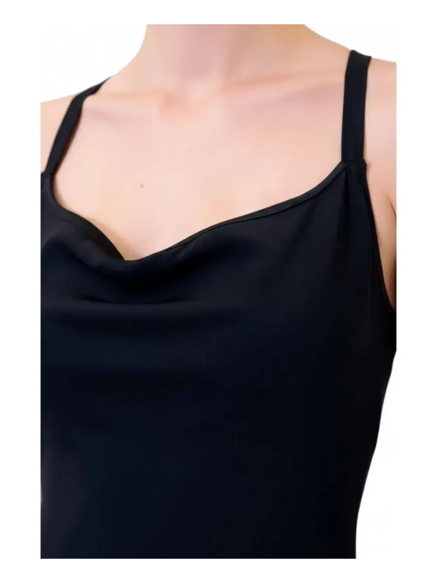 Платье макси с перекрестной спинкой Daydreamers Cross Back Knit Maxi Dress PCFG — изображение 3 из 6, черный