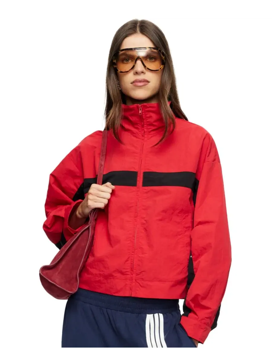 Женская ветровка с высоким воротом Essential High-Neck Windbreaker Lioness — изображение 1 из 6, пламя