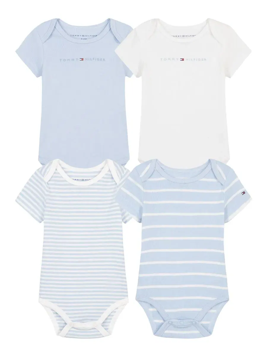 Комплект боди с коротким рукавом с принтом Tommy Hilfiger