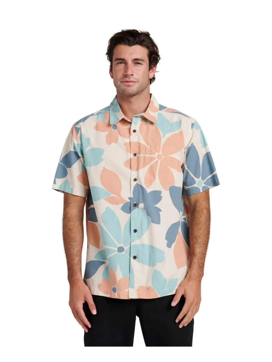 Мужская классическая рубашка Quiksilver Flower Power Quiksilver Waterman — серый