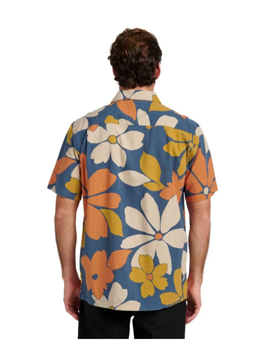Мужская классическая рубашка Quiksilver Flower Power Quiksilver Waterman, Sargasso Sea — изображение 3 из 3