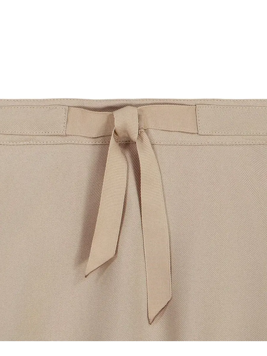 Юбка-трапеция с бантом Ribbon Bow Skater Scooter Skirt Nautica — 4