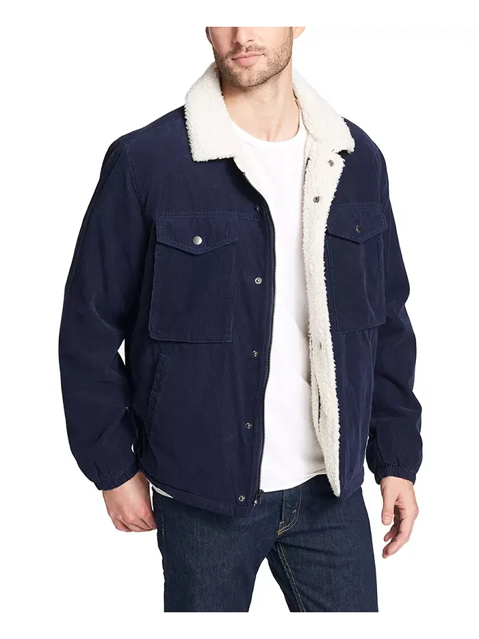 Мужская утепленная вельветовая куртка Trucker Jacket Levi's