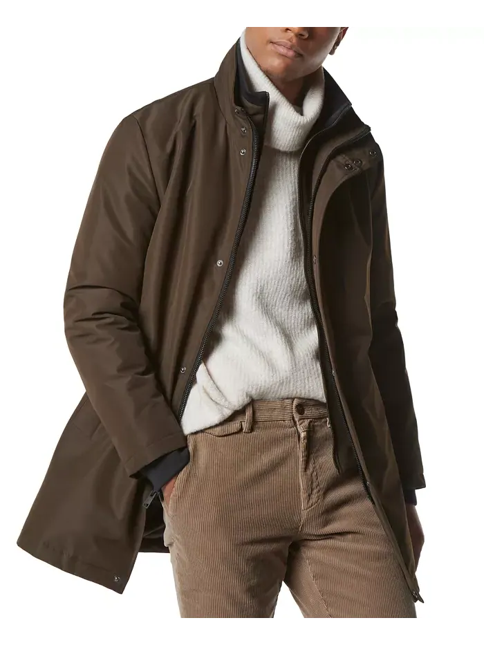 Мужское дождевое пальто Picton City Rain Car Coat Marc New York — изображение 3 из 5, зеленый