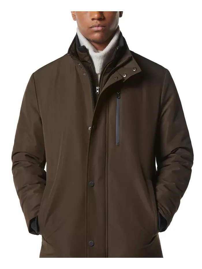 Мужское дождевое пальто Picton City Rain Car Coat Marc New York — изображение 5 из 5, зеленый