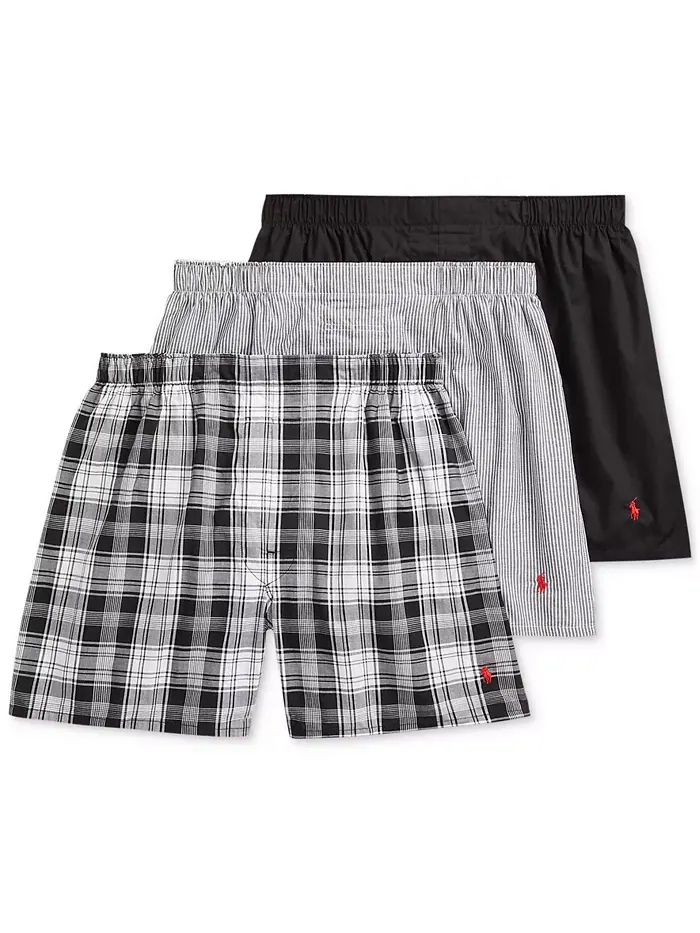 Мужские классические хлопковые боксеры, 3 шт Polo Ralph Lauren