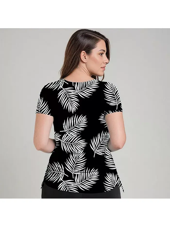 Топ для плавания Adele Plus Size Calypsa — изображение 2 из 2, черный