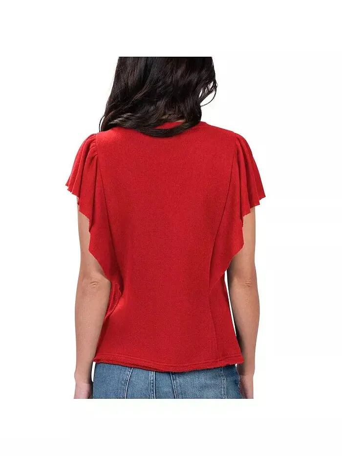 Женская красная футболка St. Louis Cardinals Crowd Wave G-III 4Her by Carl Banks — изображение 2 из 2