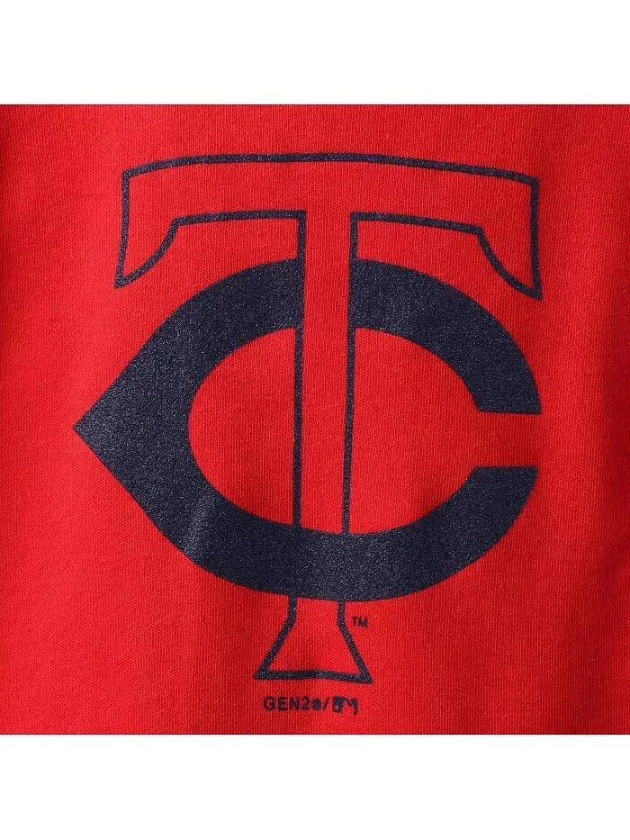Комплект из 2 боди унисекс для новорожденных, темно-синий и красный, Minnesota Twins Shining — изображение 3 из 3