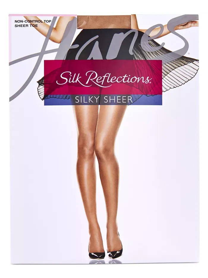 Колготки Hanes Silk Reflections с прозрачным носком ALLSTAR PRODUCTS GROUP — изображение 2 из 2