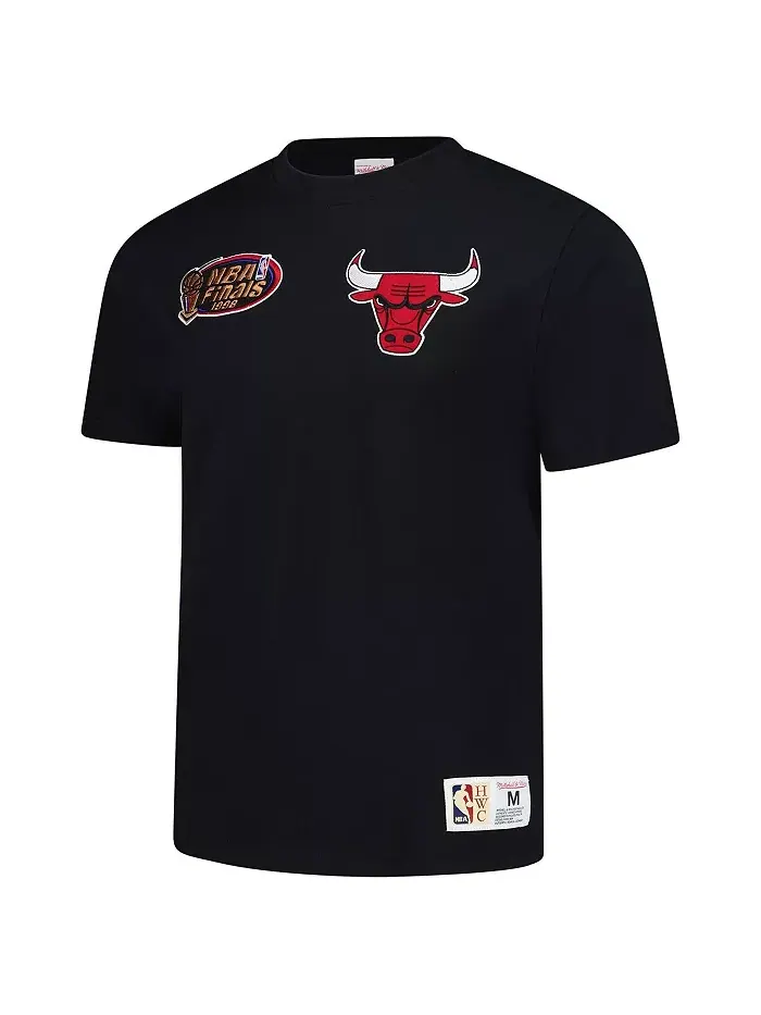 Мужская футболка Chicago Bulls Hardwood Classics NBA Legends с изображением Скотти Пиппена — изображение 2 из 3, черный