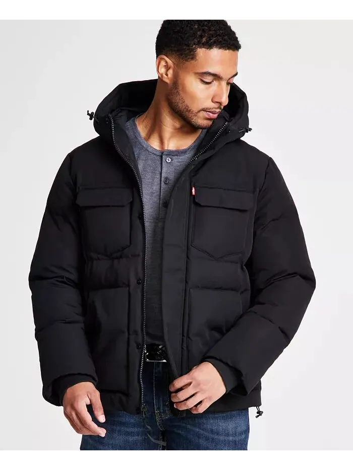Куртка Levi's Quilted — изображение 2 из 5, черный