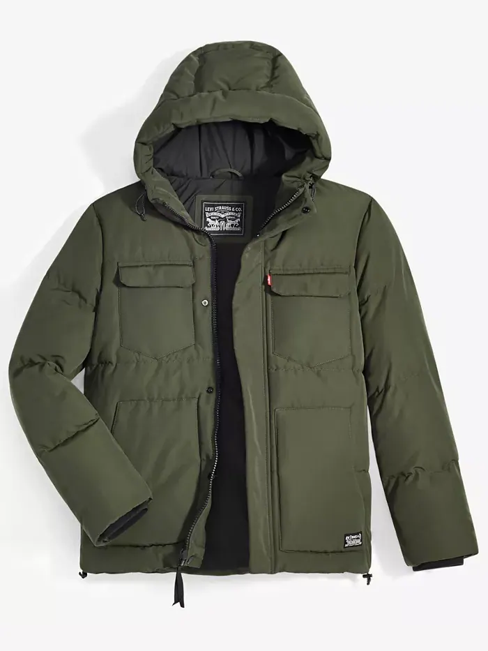 Куртка Levi's Quilted — изображение 1 из 5, оливковый