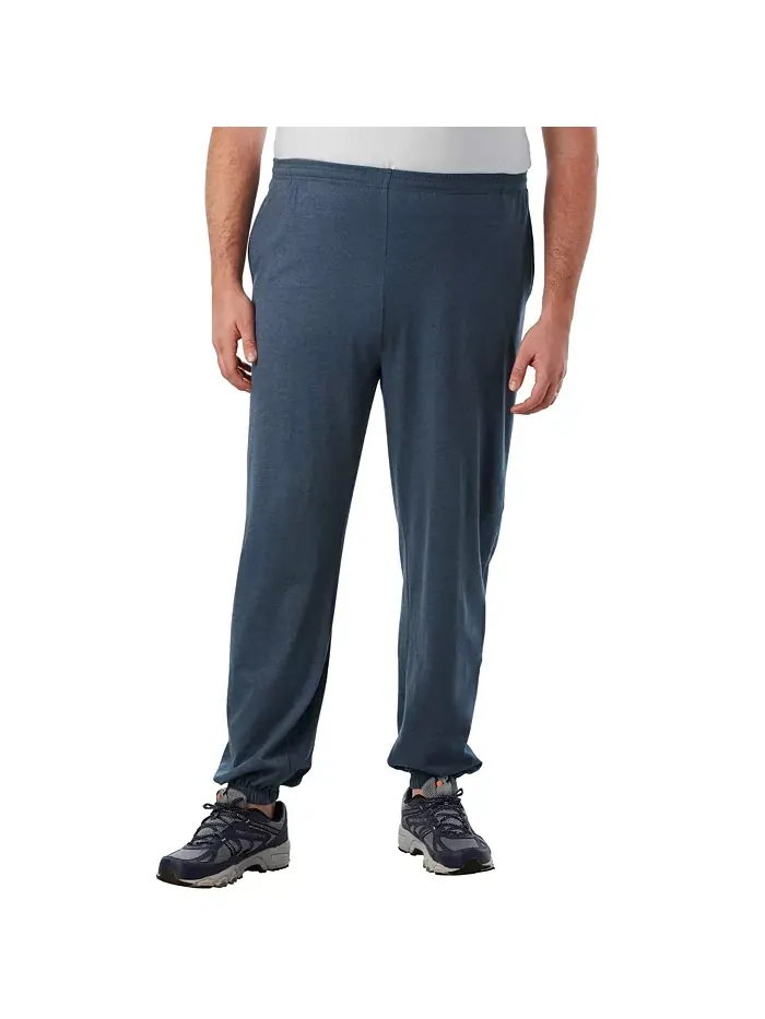 Брюки спортивные эластичные облегченные Big & Tall KingSize — синий