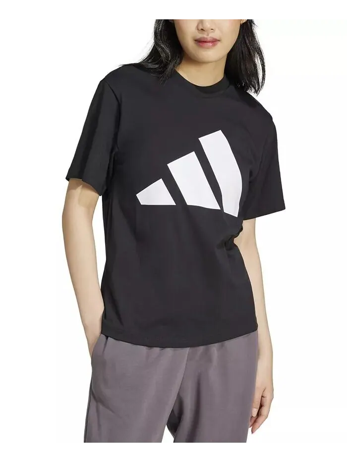 Женская футболка Essentials с большим логотипом из хлопка adidas
