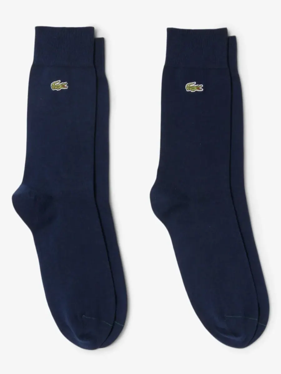 Носки унисекс Lacoste, комплект из 2 пар, высокие