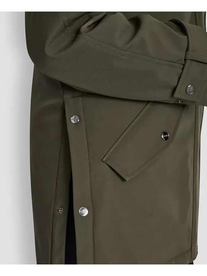Женское пальто Softshell с капюшоном и подкладкой из искусственного меха DKNY — изображение 5 из 7, лоден