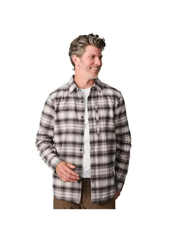 Мужская фланелевая рубашка Easywear Free Country — изображение 2 из 7, коричневый
