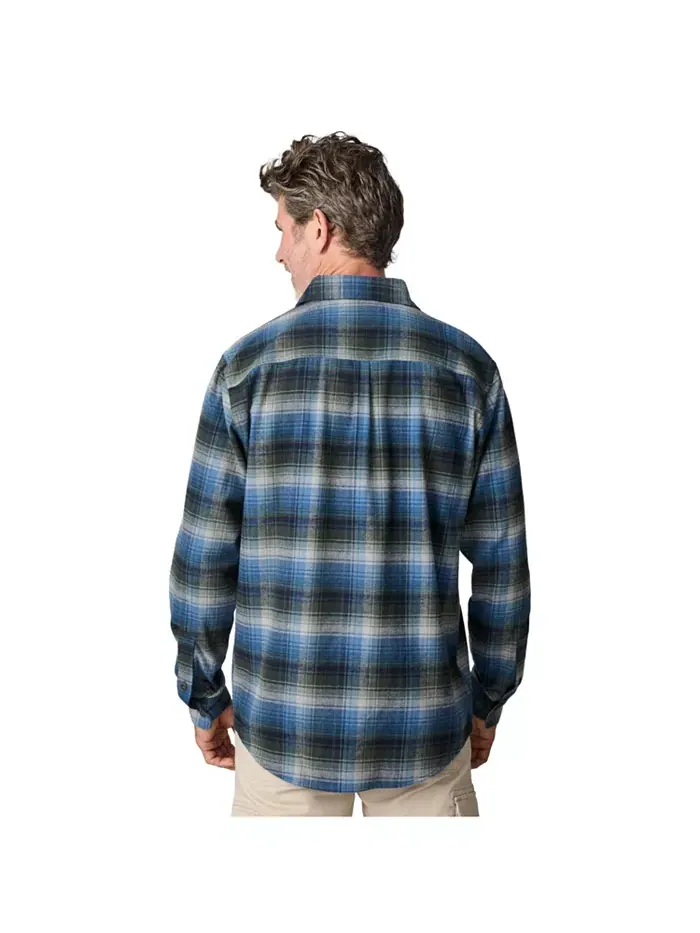 Мужская фланелевая рубашка Easywear Free Country — изображение 3 из 7, зеленый
