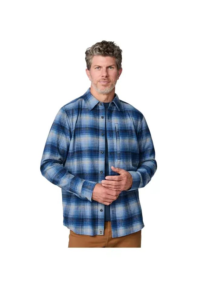 Мужская фланелевая рубашка Easywear Free Country — синий