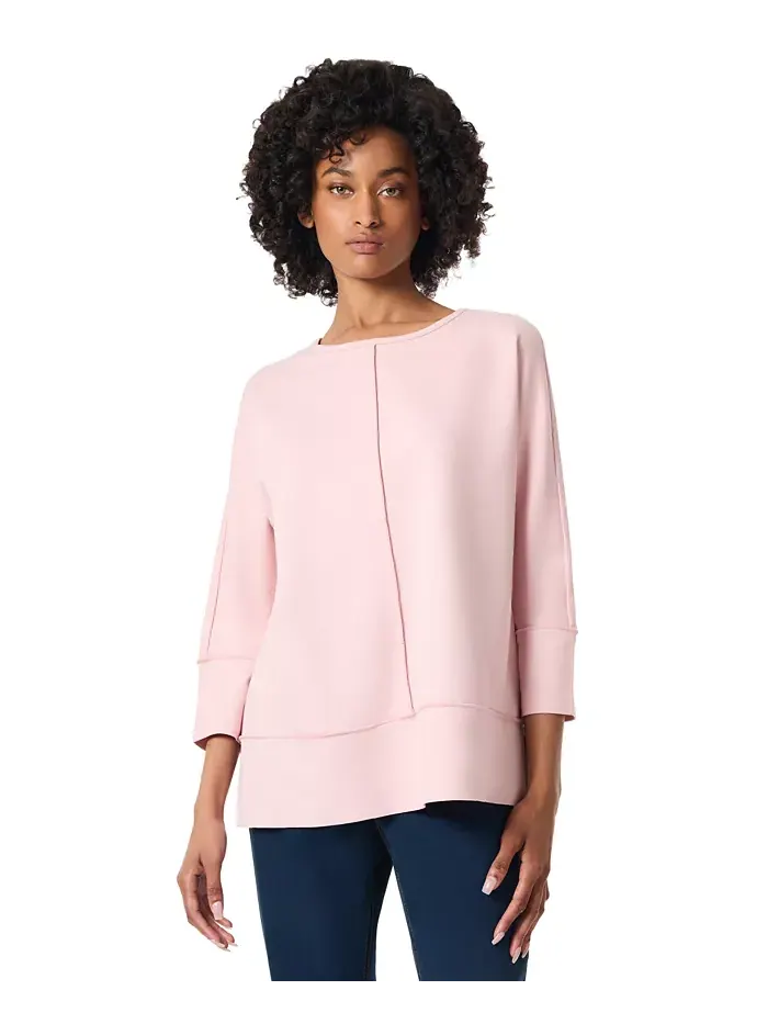Женская туника Serenity Knit с рукавами 3/4, PXS-XL Jones New York — изображение 1 из 1, розовый