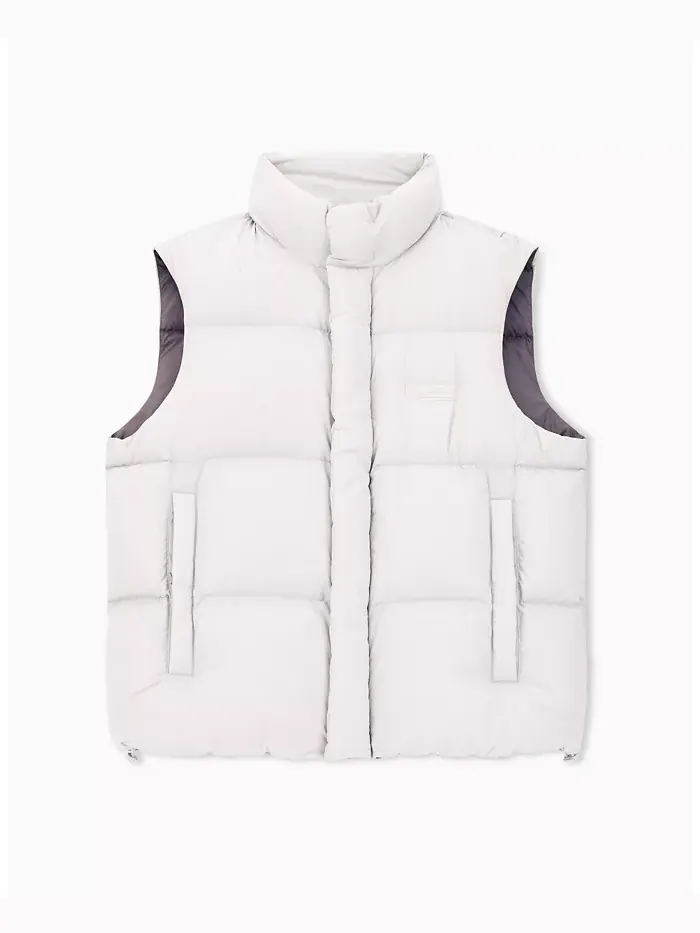 Мужская уютная пуховая жилетка Lab A|X Armani Exchange — изображение 5 из 5, белый