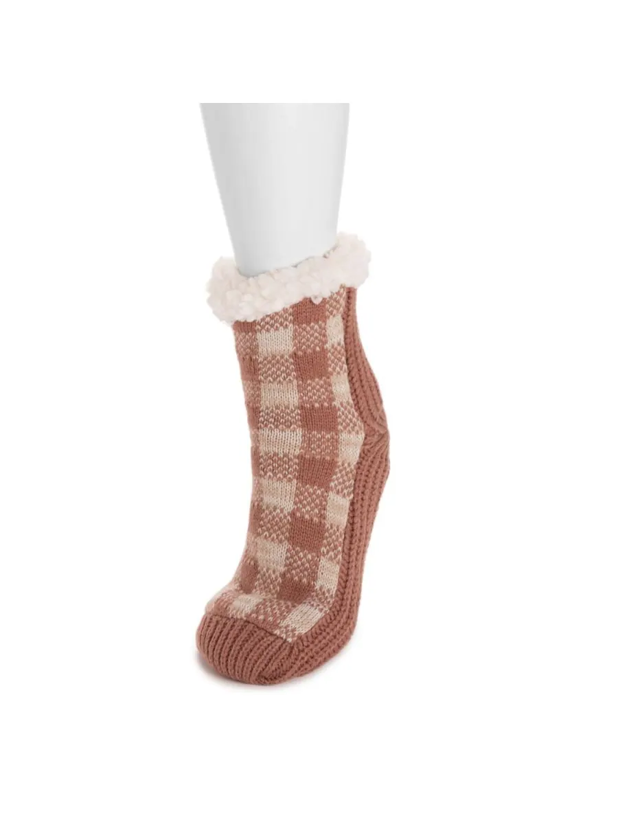 Женские вязаные носки для домика MUK LUKS — оранжевый